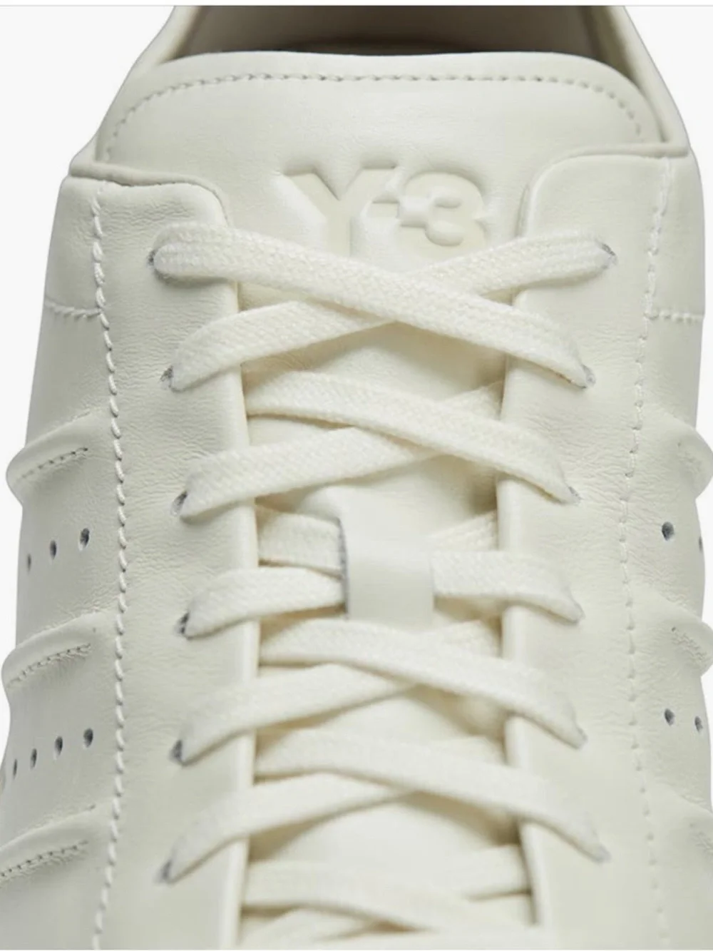 ADIDAS Y-3 SUPERSTAR YOHJI YAMAMOTO LEATHER SNEAKERS SIZE 8 - Picture 7 of 13